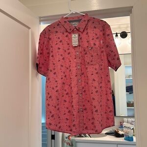 Flag & Anthem XL short sleeve button down shirt. New with tags